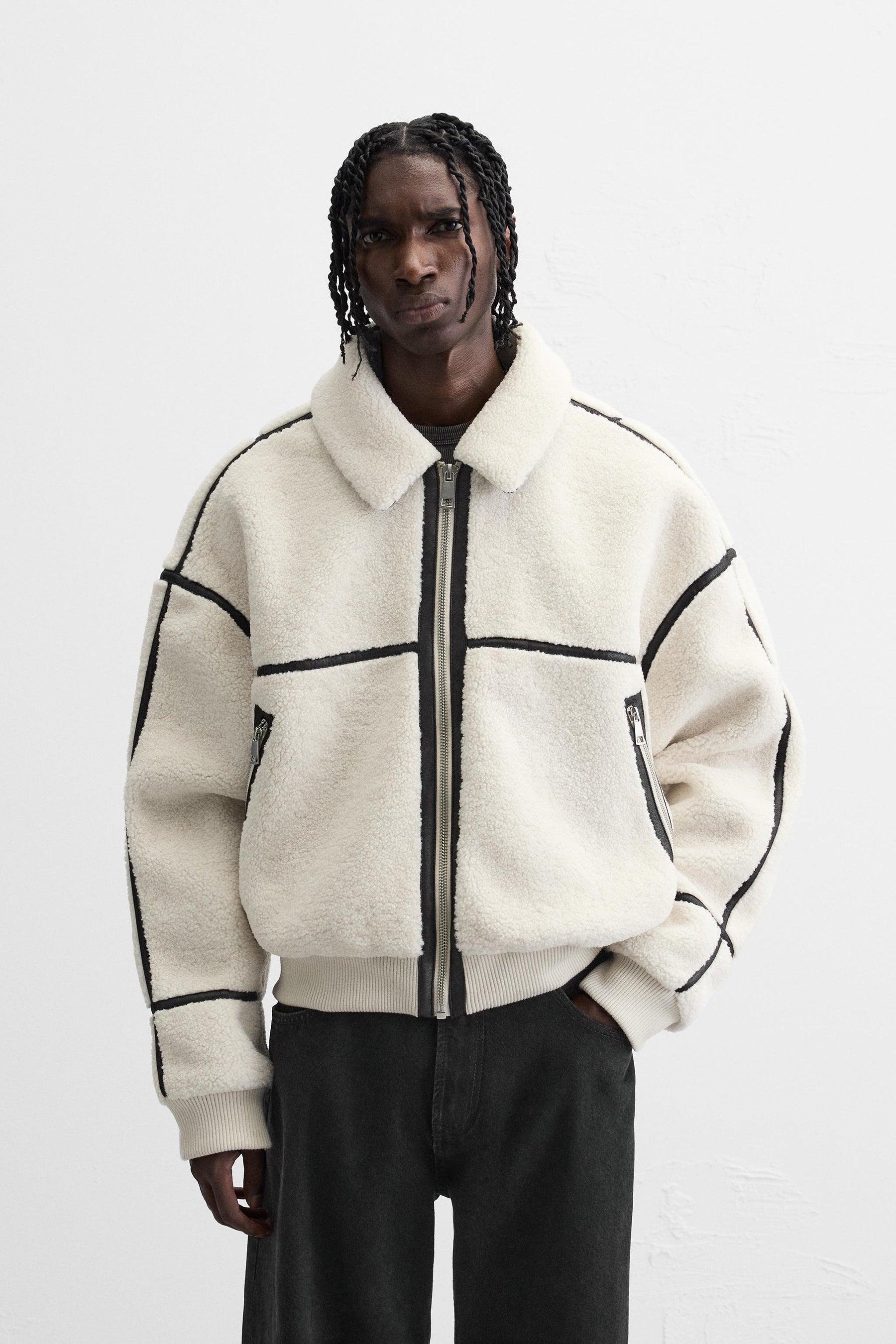 Vintage Fleece Jacke