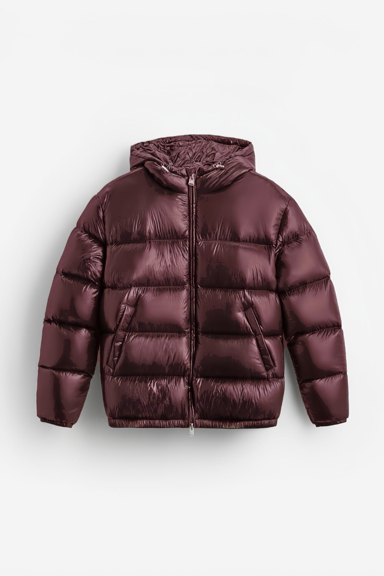 Shiny Puffer Jacke
