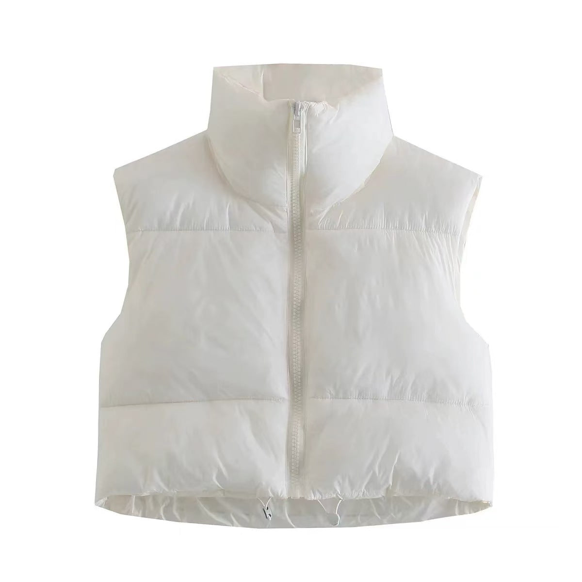 Cropped Puffer Weste