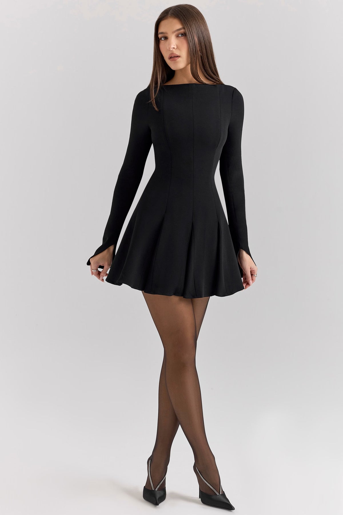 Black Stretch Mini Dress