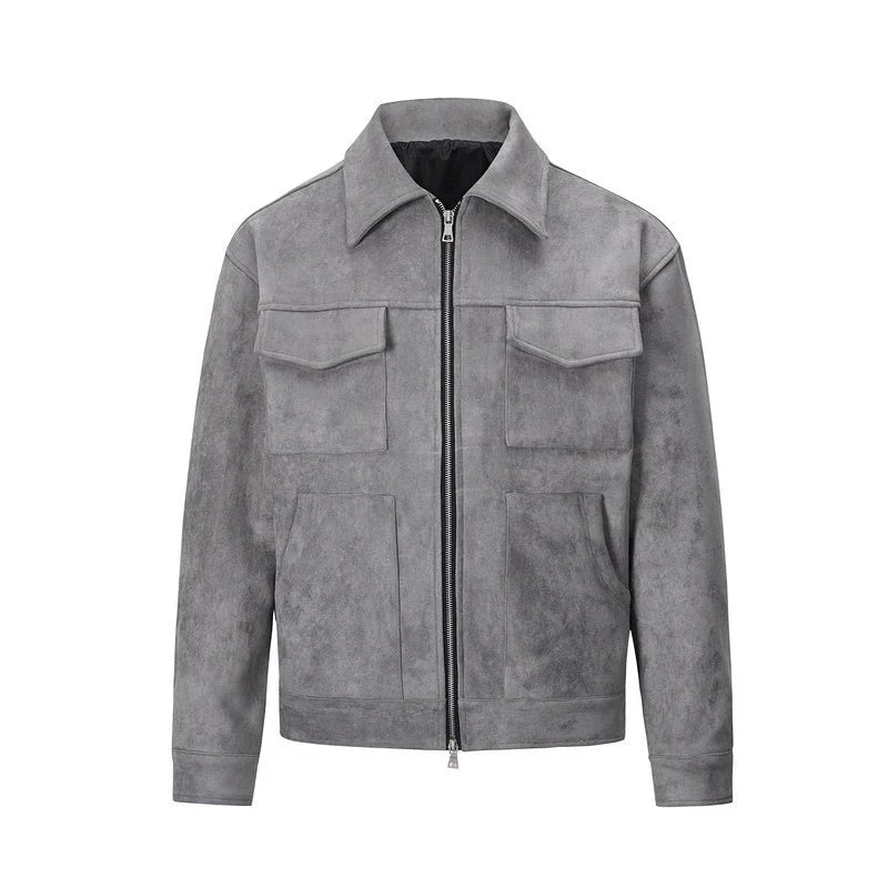Washed Leather Jacket