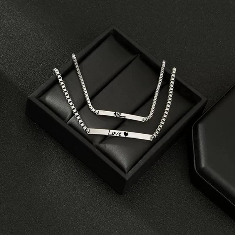 Couple Armbänder mit Gravur