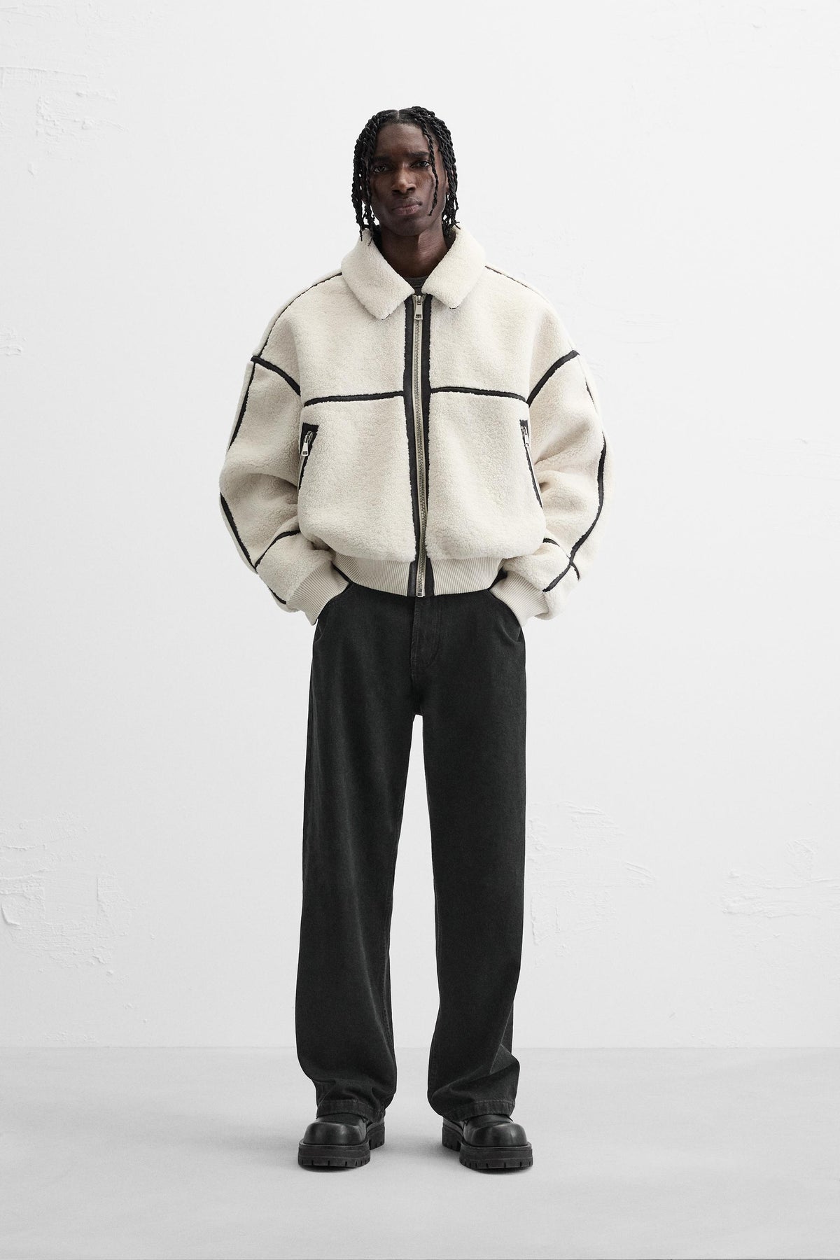 Vintage Fleece Jacke