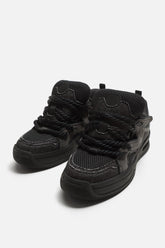 Skate Sneaker dicke Schnürsenkel