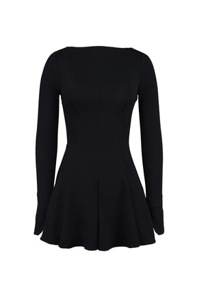 Black Stretch Mini Dress