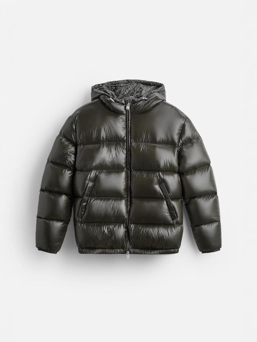 Shiny Puffer Jacke