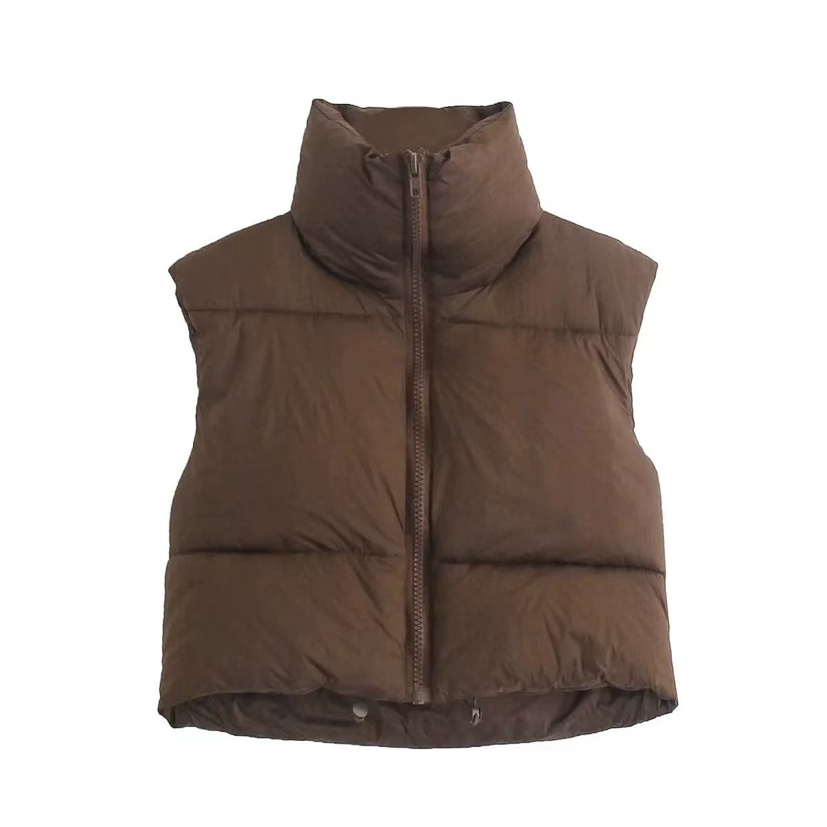 Cropped Puffer Weste