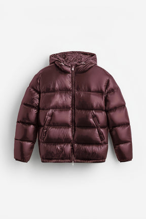Shiny Puffer Jacke