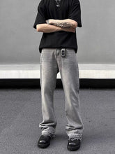 Flared Jeans Grau