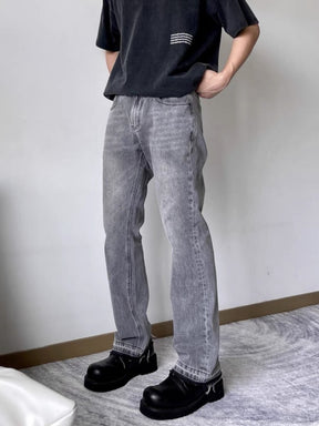 Flared Jeans Grau