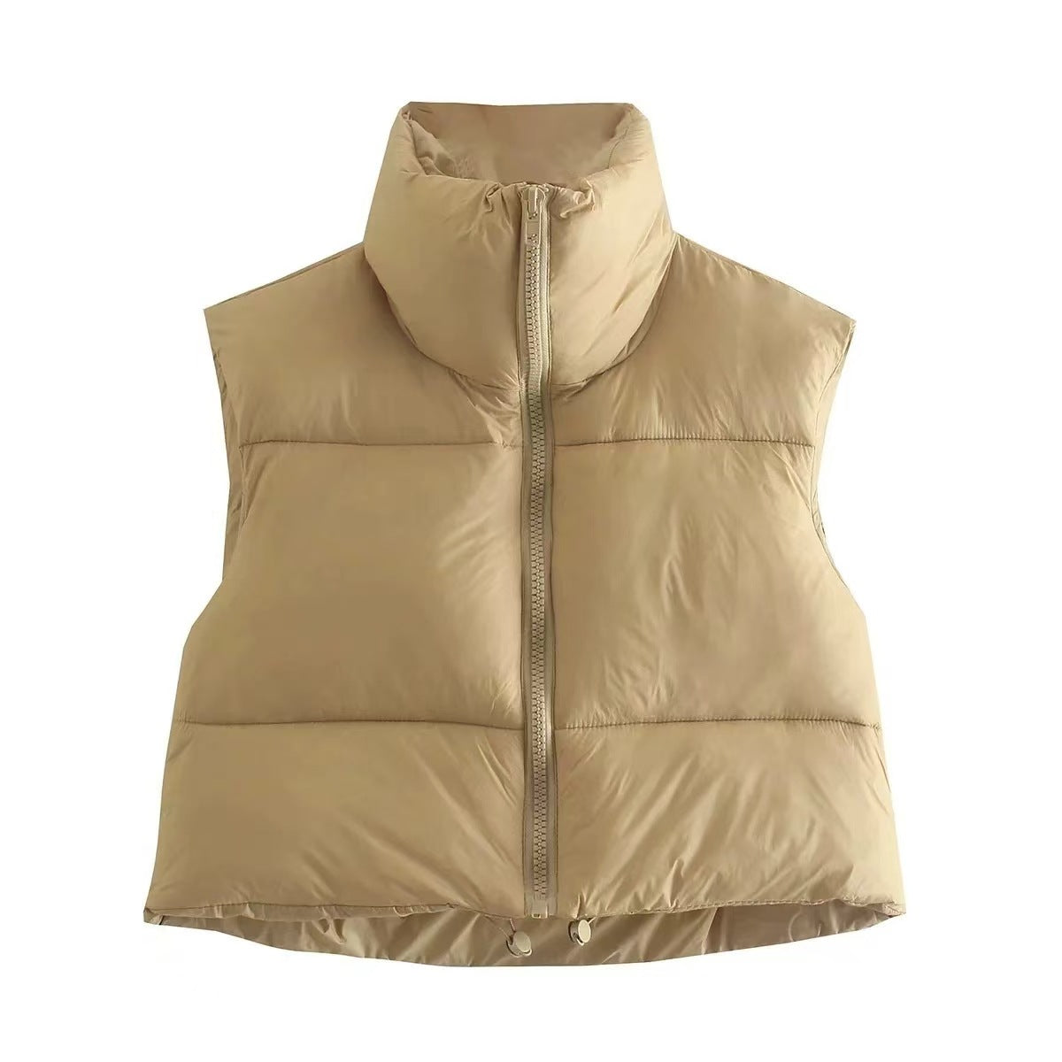 Cropped Puffer Weste