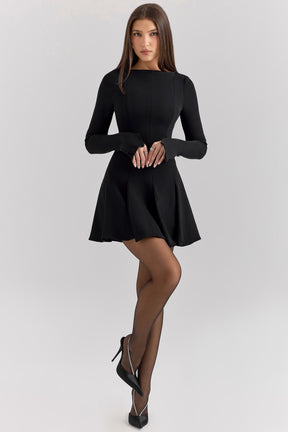 Black Stretch Mini Dress