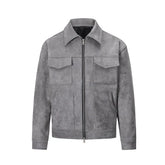 Washed Leather Jacket