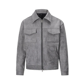 Washed Leather Jacket