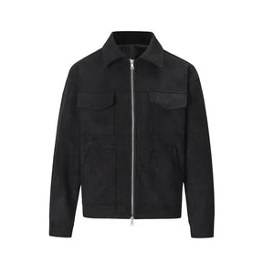 Washed Leather Jacket