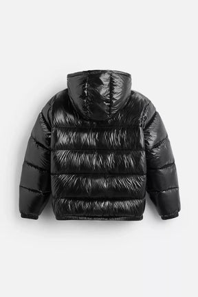 Shiny Puffer Jacke